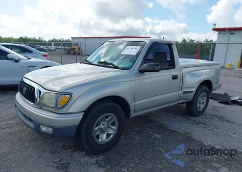 2001 Toyota Tacoma из США, поврежденный, VIN 5TENL42N01Z792746